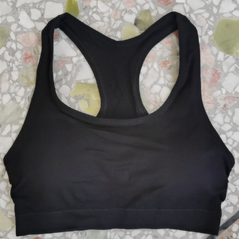 Women's High-Support Sports Bra – Shockproof Quick-Dry Gym Vest