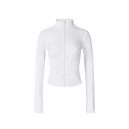 Women's Slim-Fit Long-Sleeve Training Top – Lightweight Running & Yoga Layer